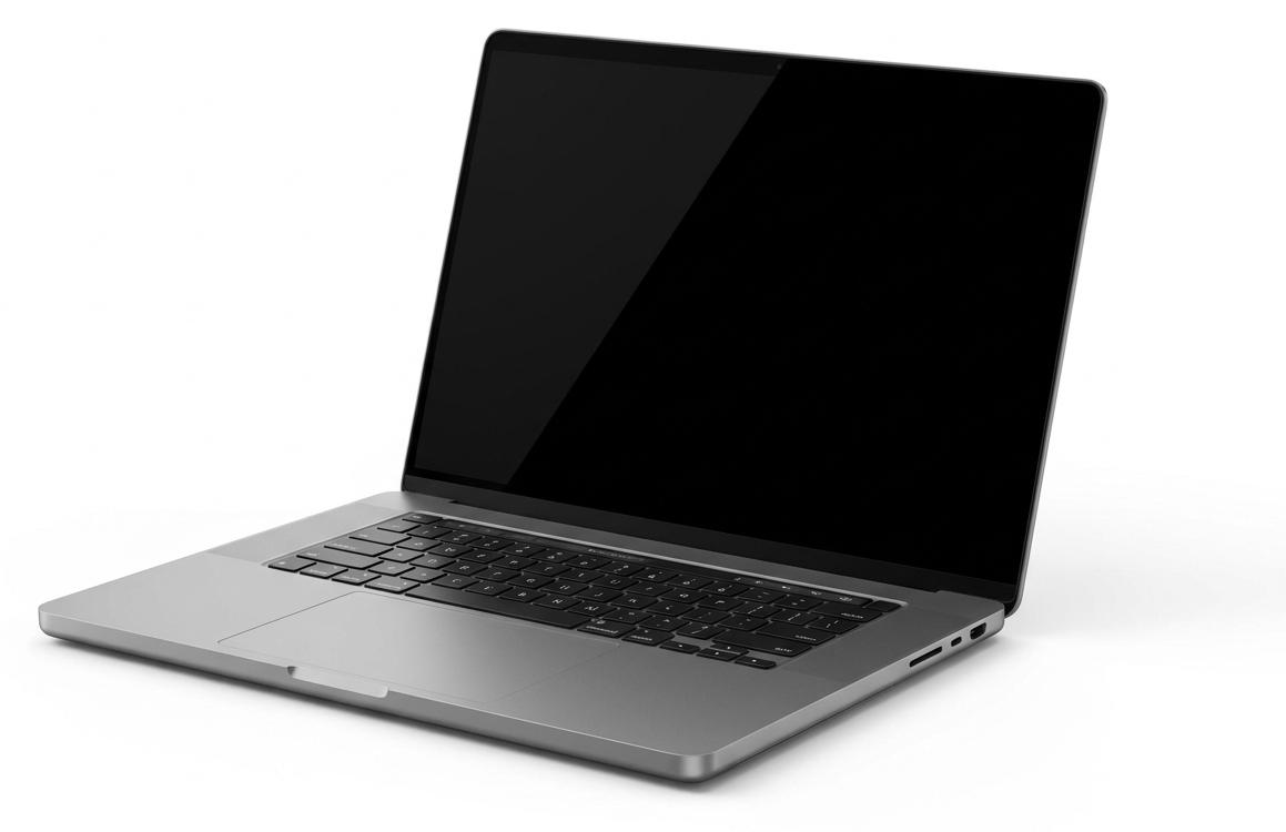 MacBook Pro Angled Mockup Frame
